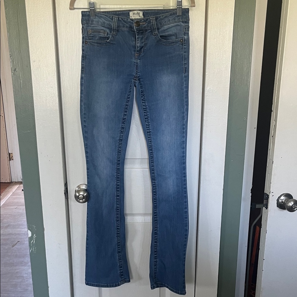 Mudd Women's Blue Flare Jeans